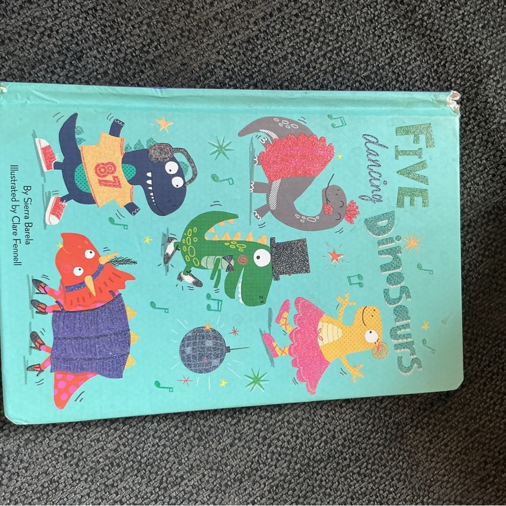 Five Dancing Dinosaurs Children's Book